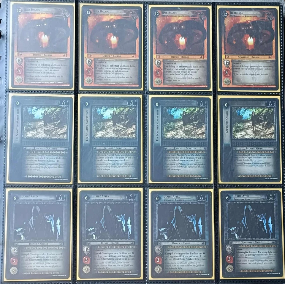 LOTR TCG Masterworks One German set 12O1 12O2 12O3 12O4 12O5 12O6 12O7 12O8 12O9 - Image 2 of 3