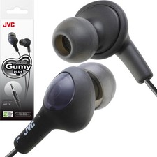 JVC HA FX5 Gumy Plus Inner Ear Headphones Olive Black Comfortable Fit