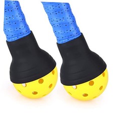 2PCS Pickleball Ball Retriever, Silicone Pickleball Picker Upper Black