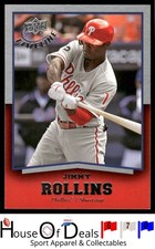 2008 Upper Deck Timeline #12 Jimmy Rollins Philadelphia Phillies Card