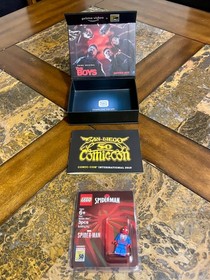 LEGO 2019 MARVEL PS4 SPIDERMAN MINI FIGURE SDCC ORIGINAL BOX VERY RARE!
