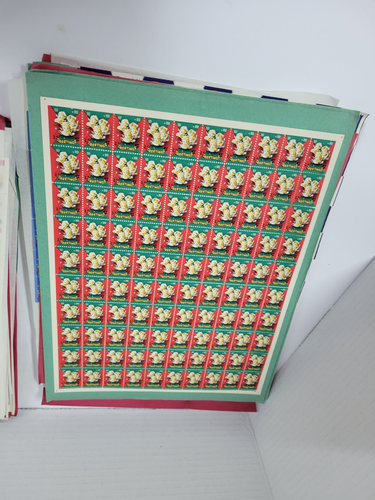 Vtg American Lung Association Christmas/Easter Seals large lot most full sheet - Picture 3 of 6