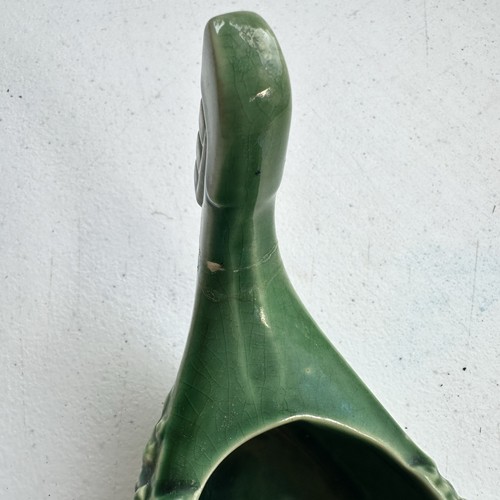 Maceta de góndola verde McCoy decoración vintage antigua maceta de cerámica años 50’s 60’s - Imagen 13 de 15
