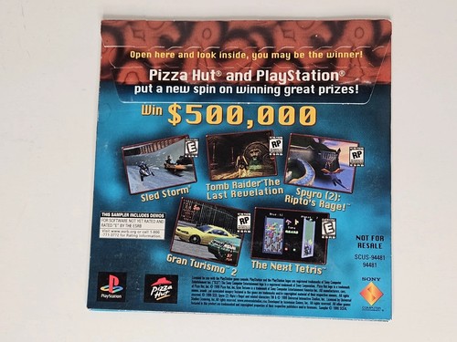Pizza Hut Playstation 1 Demo Disc 2 1999 - Picture 2 of 2