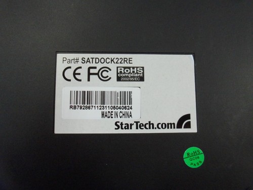 StarTech eSATA/USB toSATA Standalone HDD Duplicator Dock SATDOCK22RE - Photo 5/5