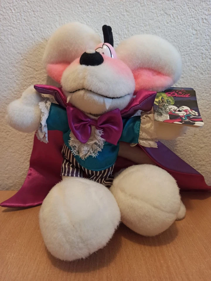 NEU Diddl Maus Dracula Vampir RAR Plüsch Kuscheltier Stofftier Sammler ca 30cm - Bild 4 von 4