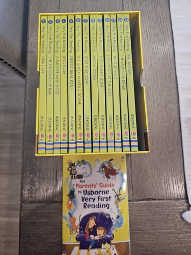 Usborne Books Very First Reading Library Box Set 15 Hardcover Book Missing 1  - Afbeelding 1 van 4