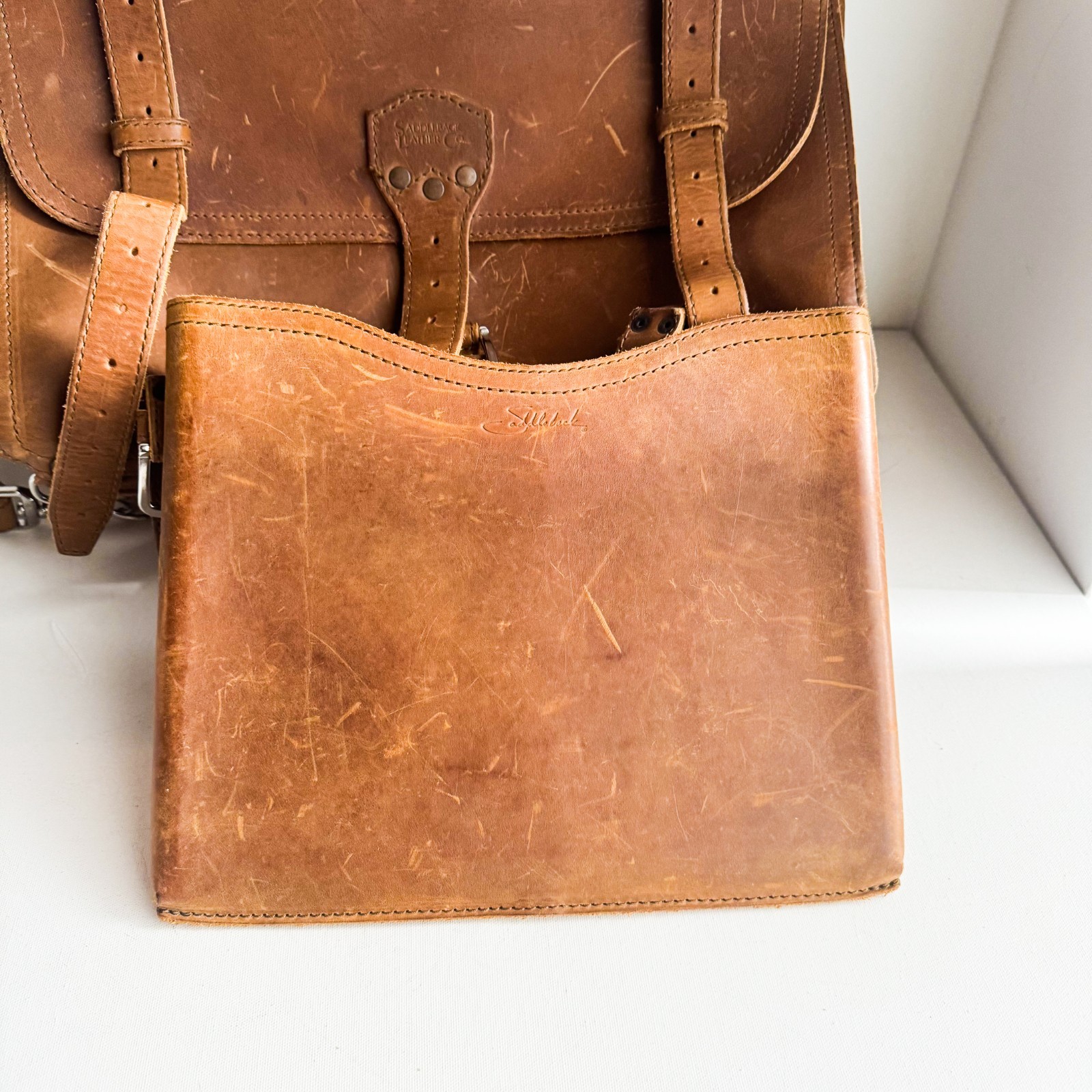 Saddleback Leather Large Two Compartment Briefcas… - image 13