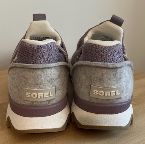 SOREL Kinetic Lace Mauve Gray Sneakers Women’s Size 8.5 EUC Lightweight Shoe - Picture 4 of 8