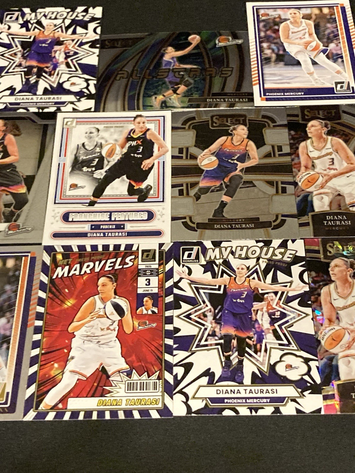 WNBA - Diana Taurasi - Lot of 11 Assorted Cards