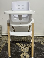Tutti Bambini Nova Evolutionary Highchair White/Oak – Birth to 12 Years – Used