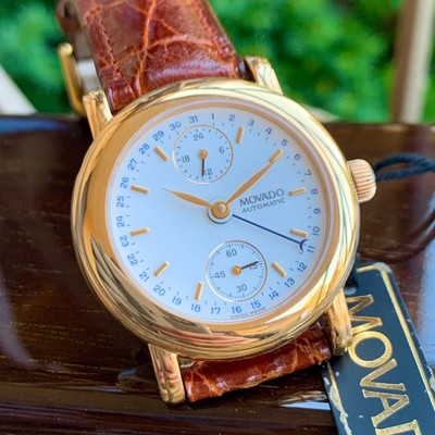 Movado 1881 Suisse 44.B2.870 Heavy 18K Yellow Gold Automatic