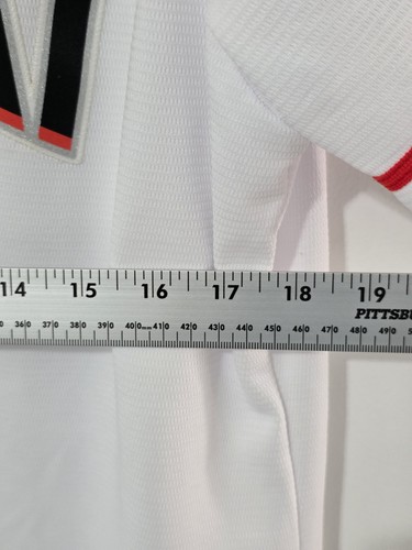 Majestic Women's Miami Marlins Button-Up White Jersey Size 2XL Made in USA - Picture 6 of 7