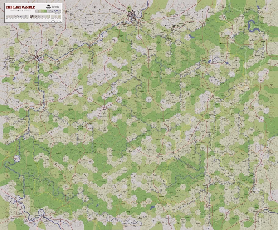 Compass Games The Last Gamble: The Ardennes Offensive, December 1944 - Image 3 of 4