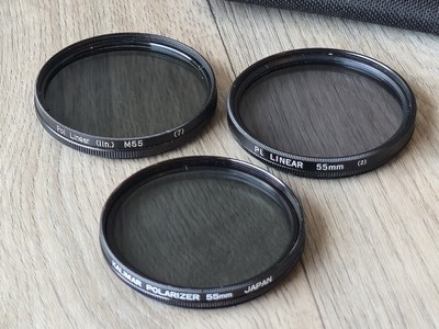 Pol Linear + Kalimar Polarizer + PL Linear 55mm Japan