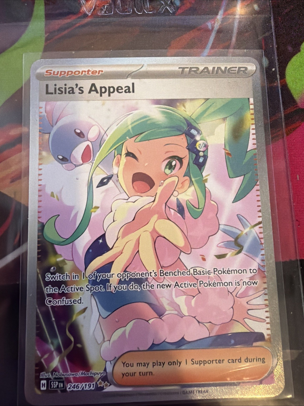 Lisias Appeal 246/191 Surging Sparks Special Illustration Rare Mint