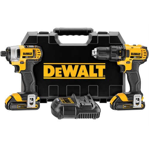DCK280C2 DeWalt 20V Li-Ion Compact Drill and Driver Co