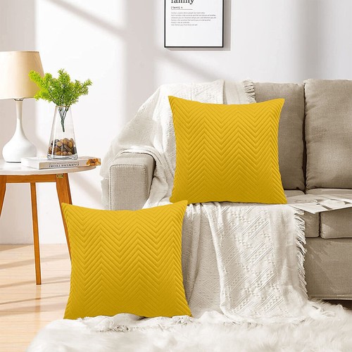2,4 Pcs Cushion Covers Farmhouse Modern Nordic Style Soft Pillow Cases 45X45 cm - Picture 86 of 145