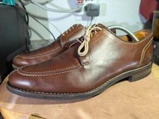 Allen Edmonds Clark Street Brown Leather Dress Shoes Oxford 10.5 Dainite Soles 