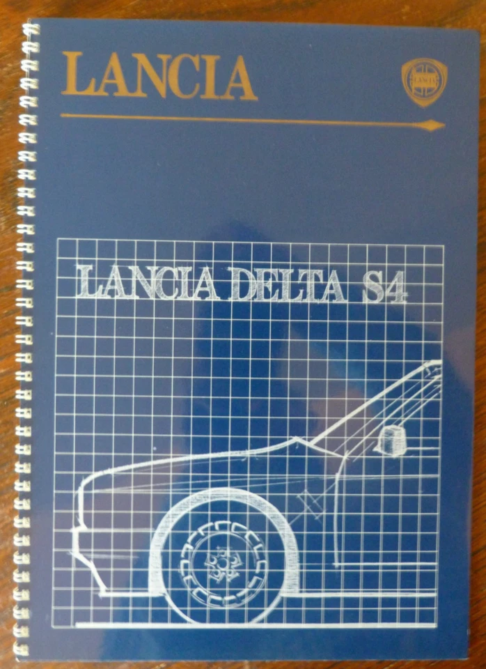 Lancia Delta S4 1985 lingua inglese originale PRESS KIT brochure vendita + foto - Immagine 2 di 4
