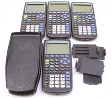 Texas Instruments Graphing Calculator Lot Of 4 PARTS REPAIR TI-83 PLUS