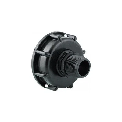 Raccord Pvc S60x6 taraudé 3/4 (20/27) pour cube ibc 1000 litres - Photo 1/4