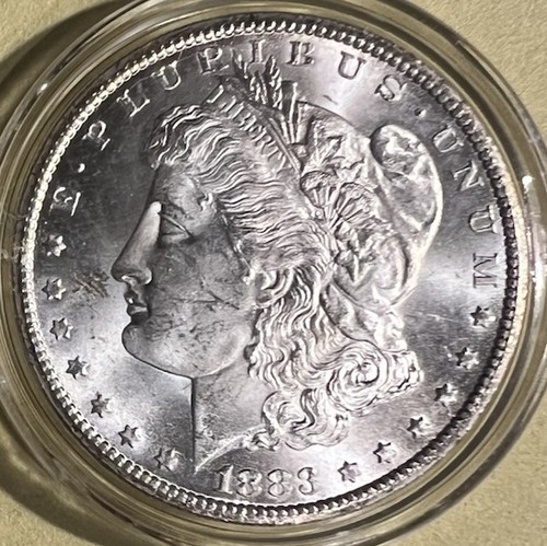 1882-CC, 1883-CC, and 1884-CC Morgan Silver Dollars - All are GEM BU!!! - Picture 5 of 8