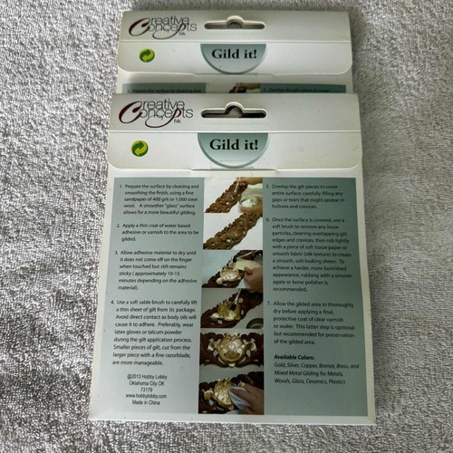 Creative Concepts Copos de Metal 5grm y Hoja de Metal 5.5''x5.5'' 25 Hojas Plateadas - Imagen 4 de 7