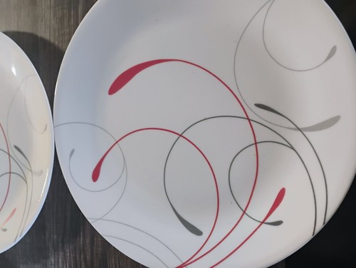 CORELLE SPLENDOR 10 & 1/4 INCH DINNER PLATES x 4 NEW OLD STOCK FREE USA SHIP - Picture 2 of 4