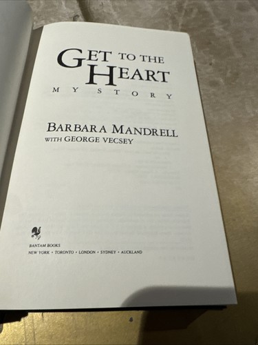Get to the Heart : My Story by George Vecsey and Barbara Mandrell (1990,... - Picture 3 of 3