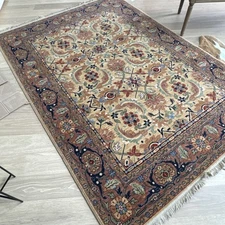 5X8 - 6x9 KARASTAN ENGLISH MANOR BRIGHTON  - 100% WOOL RUG EXCELLENT