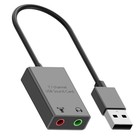 Scheda Audio Esterna A 7.1 Canali, Adattatore USB da 3,5 mm, Interfaccia Au2773