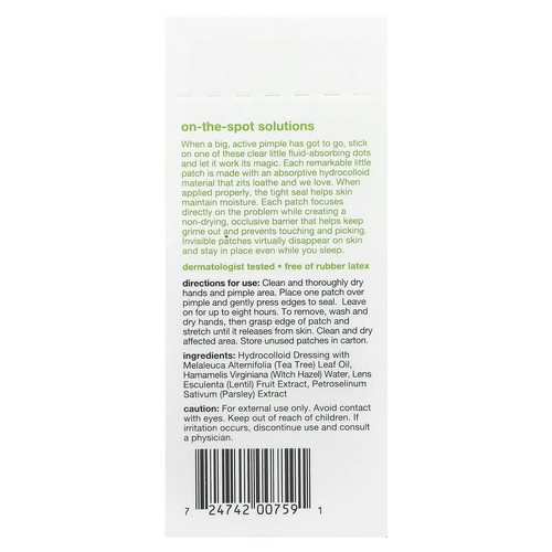 Acne Dote® Pimple Patches, 40 Single Use Hydrocolloid Patches - Picture 2 of 3