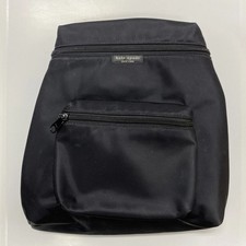 KATE SPADE CHELSEA Nylon Small Backpack Black Tote Travel Bag Purse College