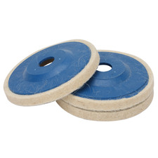 Popular Practical Angled Wool Wheel 4in Wool Polishing Wheel Felt Disc