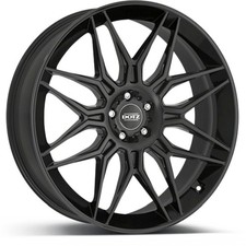 4x Alufelgen DOTZ LongBeach black schwarz 9,5x21 ET37 LK5 112 21 Zoll Felgen Alu