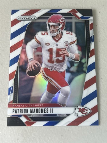 2024 Panini Prizm - Patrick Mahomes II #138 Red White & Blue Prizm