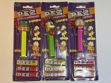 Garfield Set #1 - PEZ Dispensers - Brand New In Pack