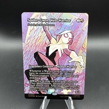 Spider-Gwen, Web-Warrior - Najeela, the Blade-Blossom (Borderless) Foil 
