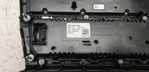 BMW 5 SERIES F10/11 2009-2017 CLIMATE CONTROL PANEL ASSEMBLY 6805770 - Picture 3 of 12