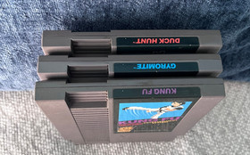 Kung Fu, Gyromite, Duck Hunt - 5 Screw Nes Games Lot -Tested and Working!