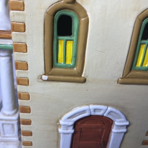Lefton's Colonial Village Collection Porzellan Grand Opera Christmas House - Bild 3 von 10