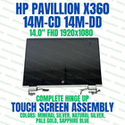 HP Pavilion 14-CD LCD Touch Screen Display Assembly Mineral Silver L18192-001