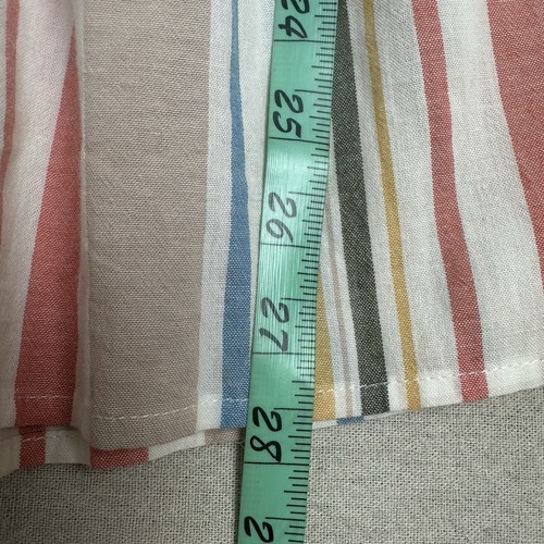 Suzanne Betro Women's Size 1X Sleeveless Blouse Tank Striped 100% Cotton NWT - Picture 8 of 9