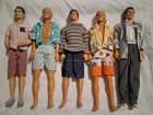 Lot Of 5 Vintage Mattel Ken Dolls