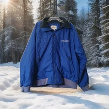 WearGuard Bomber Jacket Mens XL Blue Fleece Lined Full Zip Style 401 Stylehouse