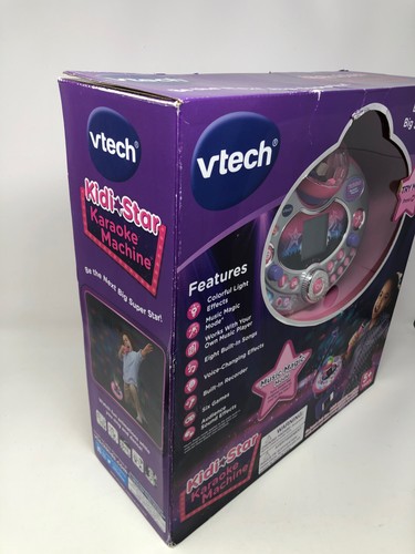 VTech Kidi Star Karaoke Machine, Pink/Purple - Picture 2 of 5