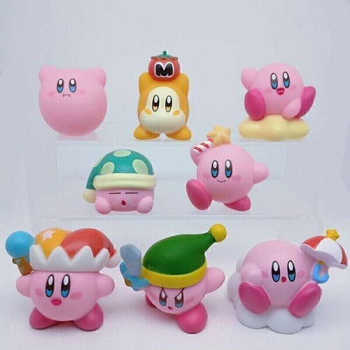 8 PCS/Set Anime Kirby 2.6" Action Figure Toys Collection Model Gifts