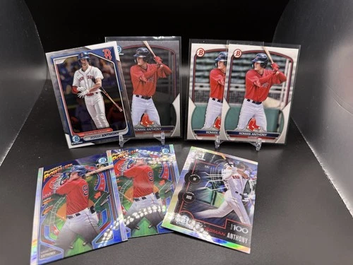 x7 Roman Anthony 2023 Bowman Draft #112 Rookie Card RC lot Boston Red Sox!!