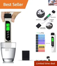 TDS Meter Digital Water Tester, Professional 3-in-1 TDS, Temperature and EC M...